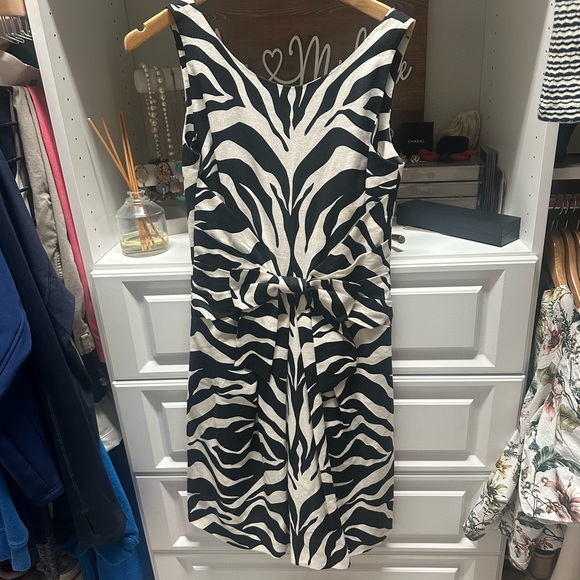 Kate Spade Black and White Zebra Print Dress - Picture 3 of 6